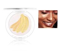 Highlighter Makeup Contour Palette, Long Lasting Shimmer Blush Luminizer, Smooth Highly Pigmented Glow, Highlighting Bronzer Powder Easy to Extend, Glitter Natural for Face Body 9g (#04 Banana)