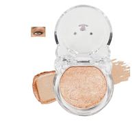 Highlighter Makeup with Champagne Dusk Glitter Eyeshadow - Highly Pigmented Shimmer and Shine Eye Shadow Pallets for Women, Waterproof Long-Lasting (02#Champagne Dusk)