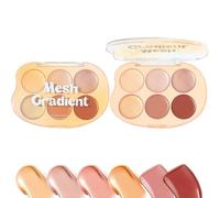 Highlighter Palette - Contour And Highlighter Palette | Contour Bronzer Hiighlighter Paalette | 6-Color Cream C0ntour Kit | Long-Lasting Cosmetics For Women, Mature Skin, Artists, Events, Parties