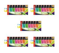 Highlighter - STABILO BOSS ORIGINAL - 5 x Pack of 8 - Assorted Colours