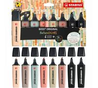 STABILO 70/8-2-1 Highlighter BOSS ORIGINAL NatureCOLORS 8 Pack Ass...