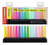 STABILO BOSS ORIGINAL marker 15 pc(s) Chisel tip Multicolour