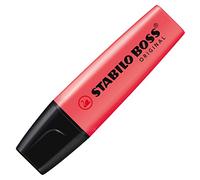 Highlighter - STABILO BOSS ORIGINAL - Pack of 1 - Red