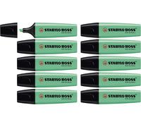 Highlighter - STABILO BOSS ORIGINAL - Pack of 10 - Turquoise