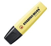 Highlighter - STABILO BOSS ORIGINAL Pastel - Pack of 1 - Milky Yellow