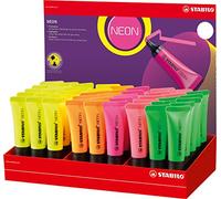 Highlighter - STABILO NEON Display of 45 in 6 Assorted Colours