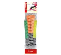 Highlighter - STABILO NEON - Pack of 3 - yellow, green, orange