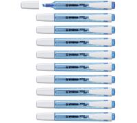 STABILO swing cool - Highlighter - Pack of 10 - Blue