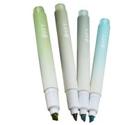 Highlighters Pastel, 4 Color Aesthetic Gradient Pastel For Office, Cream Colors Chisel Tip, Aesthetic Highlighter Marker, Water Based, Quick Dry For Bible Study Notes