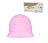 Highlighting Cap Silicone Hair Coloring Cap Highlight Reusable Needle Dying Frosting Hat Dye With Hook Hairstyling Tool Household