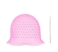 Highlighting Cap Silicone Hair Coloring Cap Highlight Reusable Needle Dying Frosting Hat Dye With Hook Hairstyling Tool Household