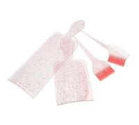 Highlighting Dye Board Comb Pink Abs Nylon Hair Color Tool