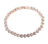 Highlights Temperament Creative Jewelry Bracelet Alloy And Suitable Adults For Students Bracelets over The Ear Earrings for Women (Rose Gold, One Size)