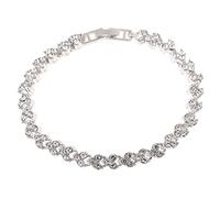 Highlights Temperament Creative Jewelry Bracelet Alloy And Suitable Adults For Students Bracelets over The Ear Earrings for Women (Silver, One Size)