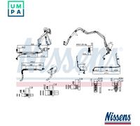 Nissens High/Low-pressure Line for air conditioning 845954
