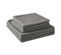 Highly Absorbent Waffle Weave Microfiber Kitchen Towel with Quick Drying and Soft Texture, Suitable for Dish Drying and Cleaning Surfaces Without Lint (A)