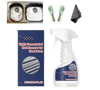 Highly Concentrated Steel Rust Remover, Upgraded Rust Remover Spray for Metal & Iron, Deep-Acting Fast Rust Cleaner for Stainless Steel, Car Chassis, Tools, Chains & Grills (1PC)