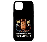 Highly Conductive Personality Funny Copper Electrician Case for iPhone 14 Plus