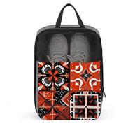 Highly Contrasting Colors Travel Shoe Bag, Waterproof Storage Pouch with Zipper, Portable Shoe Organizer for Women And Men