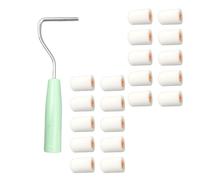 Highly Density Sponge Roll Brush Thumb Paint Roller with Ergonomic Handle for Precise Control in Tight Space Projects Ergonomic Sponge Thumb Roller with Soft Grip