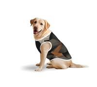 Highly Detailed generative Art Dog Pure Cotton Tshirts for Medium & Large Dogs,Breathable Stretchy Tank Top Sleeveless Vest Tee Shirt