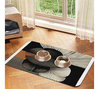 Highly Detailed generative Art Pet Feeding Mat-Waterproof & Non-Slip Dog and Cat Food Mat-No Stains Quick Dry Dog Water Dispenser Mat