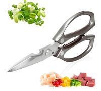 Highly Durable Kitchen Scissors - Stainless Steel | Ergonomic Tools for Food Preparation, Cutting Meat Bones and Cutting Meat | Hobby Chefs