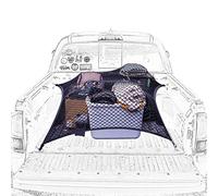 Highly Elastic Cargo Net, Simple Truck Bed Cargo Mesh Organizer, Suitable for Daily Light Loads of Trucks, 4'x4' Stretches to 7'x7' (Double Layer)
