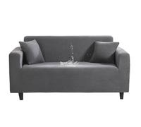 Highly Elastic Sofa Cover, All-Inclusive Stretch Slipcover for Living Room, 1-Seat Sofa Protector (90-140cm, 2 Black) - Durable, Easy to Clean, Fits Like a Glove