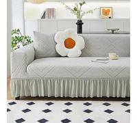 Highly elastic velvet sofa covers for 1/2/3/4/5-seater sofas, non-slip, washable, universally applicable, with valance