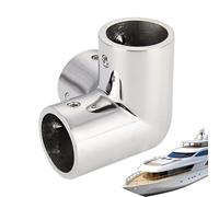 Highly Polished Tee for Handrails - Stainless Steel 3-Way Mirror Polished Accessories, Fittings for Boat Railing | For Ship Railing Yacht Piping Dock Fences Camping Adventure Travel Road Trip A