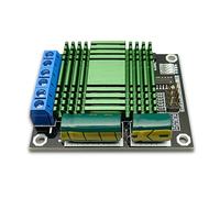 Highly Power 60A Motor Control Module Double PWMs Output 9V 30V Voltages Ranges SMDs Integration Heat Sink Double Channel Motor Speed Controller