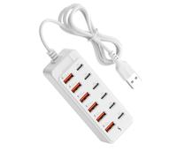 Highly Power USB C and USB a MultiPort Charging Adapter Electrical Socket for Multiple Devices Simultaneously Charging Adapter