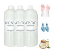 Highly Scented Mop Soap, Mop Soap for Floor Cleaning, Floor Cleaner Liquid, Multi-Purpose Floor Cleaner for Mopping, Residue Free Surface Cleaners, Natural Scented Mopsoap(3pc)