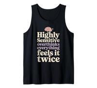 Highly Sensitive Person HSP Introvert Sensitive Empath Tank Top