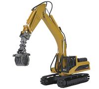 Highly Simulation Alloy Timber Grab Model Engineering Toy for Kids over 8 Years, Improve Hand Eye Coordination & Mental Development, High Collection Value, Construction & Engineering Fans