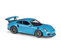 Highly Simulation Motorbike Model 1:24 For Porsche 911 GT3 RS Scale Diecast Simulator Model Car Metal Toy Racing Battery not included(Blue)