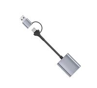 Highly Speed Aluminum Card Adapters USB 3.2 Compatible For PC Laptop Device Instantly Data Access Aluminum Card Reader Type A
