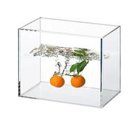 Highly Transparent Acrylic Display Box Storage Box Tray, Wall Thickness 5mm/0.19in, Place Building Block Box, Transparent Water Tank For Shallow Water Shooting(15x15x10cm/5.9x5.9x3.9in)