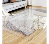 Highly Transparent Clear Mat for Hard Floor/Carpet 1.5mm/0.06'' Waterproof Table Mat Thick and Sturdy for Desk Chair on Office Heavy Duty Floor Protector for Kitchen Living Room(45X160CM)