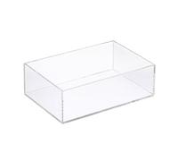 Highly Transparent Integrated Acrylic Box Tray, Drawer Storage Box Shooting Water Tank Display Prop Box(30x15x10cm/11.8x5.9x3.9in)
