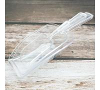 Highly Transparent Multipurpose Plastic Scoop for Ice, Grain, Sand and Tea