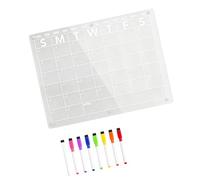 Highly Visible Refrigerator Whiteboard 38cm Wide Erasable Planner Panel for Grocery Lists and Daily Reminders Daily Schedule Planner