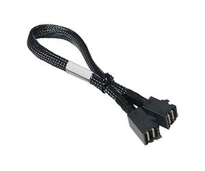 HighP 8643-8643-060 0,6m | SFF-8643->SFF-8643 NVMe HD-Mini-SAS Dev.