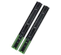 HighPerformance Full Extension Drawer2 Pairs 1016 InchMechanism 3Piece Cabinet Rails for Furniture 14Inch Sliding System