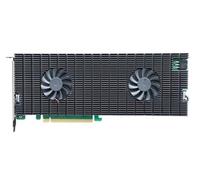 HighPoint 8-Port M.2 SSD7140A PCIe Gen3 NVMe RAID Controller for Windows, Mac & Linux Systems.