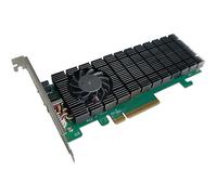HighPoint Technologies 2-Port M.2 SSD6202A NVMe Boot RAID Controller for VMware ESXi & Virtualization Systems, Green
