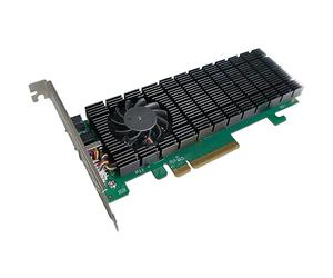 HighPoint Technologies 2-Port M.2 SSD6202A NVMe Boot RAID Controller for VMware ESXi & Virtualization Systems, Green