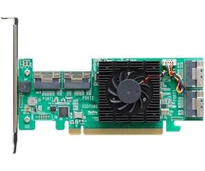 HighPoint Technologies SSD7580C PCIe 4.0 x16 8-Port U.2 NVMe RAID HBA