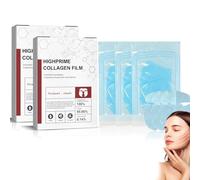 Highprime Collagen Film Mask, Melting Collagen Film, Korean Technology Soluble Collagens Films, Anti Aging Face Mask, Collagens Facial Mask Deep Cleansing & Moisturizing, Shrinking Pores (2PC)